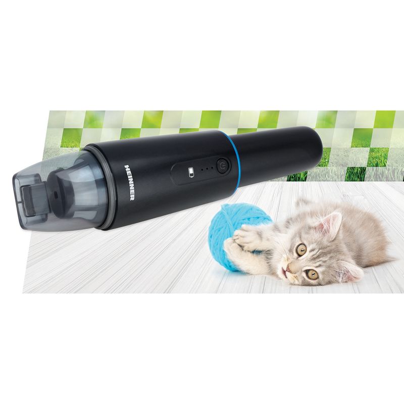 Electronice si Electrocasnice - Ingrijirea locuintei - Aspiratoare - Aspirator de mana Heinner Blackstone HHVC-D7.2BK, 70W, 7.2V, autonomie 12 min, Negru - Infinity.ro