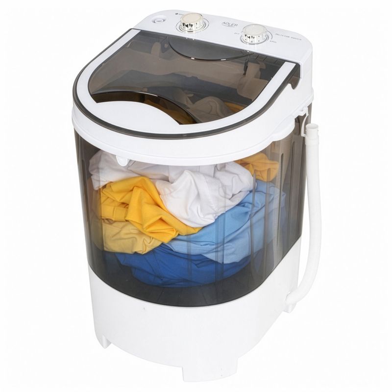 Sport si Outdoor - Camping - Accesorii camping si drumetii - Masina de spalat portabila Adler, 4kg, mini, cu centrifuga - Infinity.ro