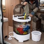 Sport si Outdoor - Camping - Accesorii camping si drumetii - Masina de spalat portabila Adler, 4kg, mini, cu centrifuga - Infinity.ro