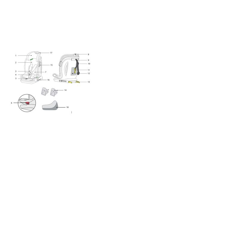 Jucarii, Copii si Bebe - Carucioare si articole de transport - Scaune auto copii - Scaun auto U-Grow Goldfix Plus UG-VTN40GR, i-Size 76-150cm, Bluetooth, gri - Infinity.ro