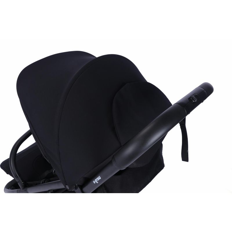 Jucarii, Copii si Bebe - Carucioare si articole de transport - Carucioare - Carucioare standard - Carucior sport U-Grow UG-517BK, autofold, compact, 0-48 luni, negru - Infinity.ro