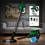 Electronice si Electrocasnice - Ingrijirea locuintei - Aspiratoare - Aspirator Vertical 2in1 Adler AD 7083 Capacitate Colectare 0.8L 15000Pa Filtru HEPA 13 700W Verde - Infinity.ro
