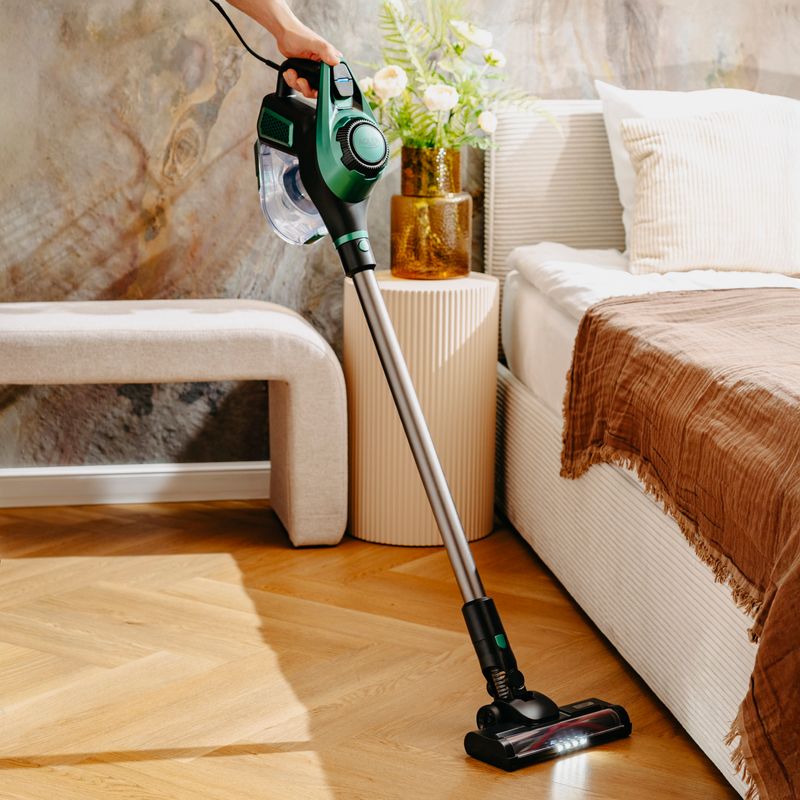 Electronice si Electrocasnice - Ingrijirea locuintei - Aspiratoare - Aspirator Vertical 2in1 Adler AD 7083 Capacitate Colectare 0.8L 15000Pa Filtru HEPA 13 700W Verde - Infinity.ro
