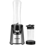 Electronice si Electrocasnice - Electrocasnice bucatarie - Mixere, tocatoare & roboti de bucatarie - Blendere si mini tocatoare - Blender sport Heinner HSB-T400SS, 400W, recipiente Tritan 600/400ml, argintiu/negru - Infinity.ro