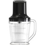 Electronice si Electrocasnice - Electrocasnice bucatarie - Mixere, tocatoare & roboti de bucatarie - Blendere si mini tocatoare - Tocator Heinner HMC-3B500BK , 500w, capacitate bol tocare 1.5l, accesorii 3 cutite inox, 2 viteze, Negru - Infinity.ro