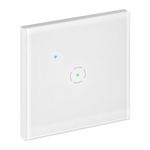 Casa si Gradina - Electrice - Distributie electrica si comanda - Intrerupatoare - Intrerupator inteligent simplu cu touch ORNO OR-SH-17200/W, Cu Nul, indicator LED noapte/zi, 10A, Alb - Infinity.ro