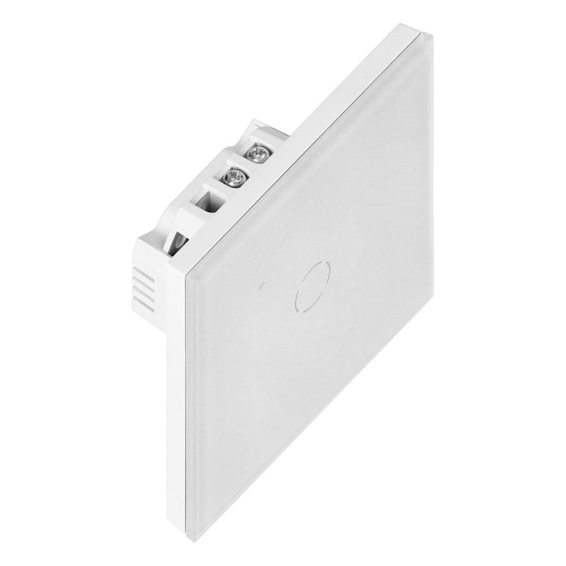 Casa si Gradina - Electrice - Distributie electrica si comanda - Intrerupatoare - Intrerupator inteligent simplu cu touch ORNO OR-SH-17200/W, Cu Nul, indicator LED noapte/zi, 10A, Alb - Infinity.ro