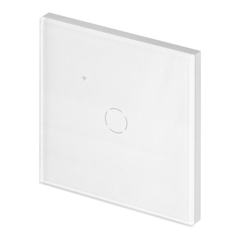 Casa si Gradina - Electrice - Distributie electrica si comanda - Intrerupatoare - Intrerupator inteligent simplu cu touch ORNO OR-SH-17200/W, Cu Nul, indicator LED noapte/zi, 10A, Alb - Infinity.ro