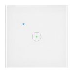 Casa si Gradina - Electrice - Distributie electrica si comanda - Intrerupatoare - Intrerupator inteligent simplu cu touch ORNO OR-SH-17200/W, Cu Nul, indicator LED noapte/zi, 10A, Alb - Infinity.ro