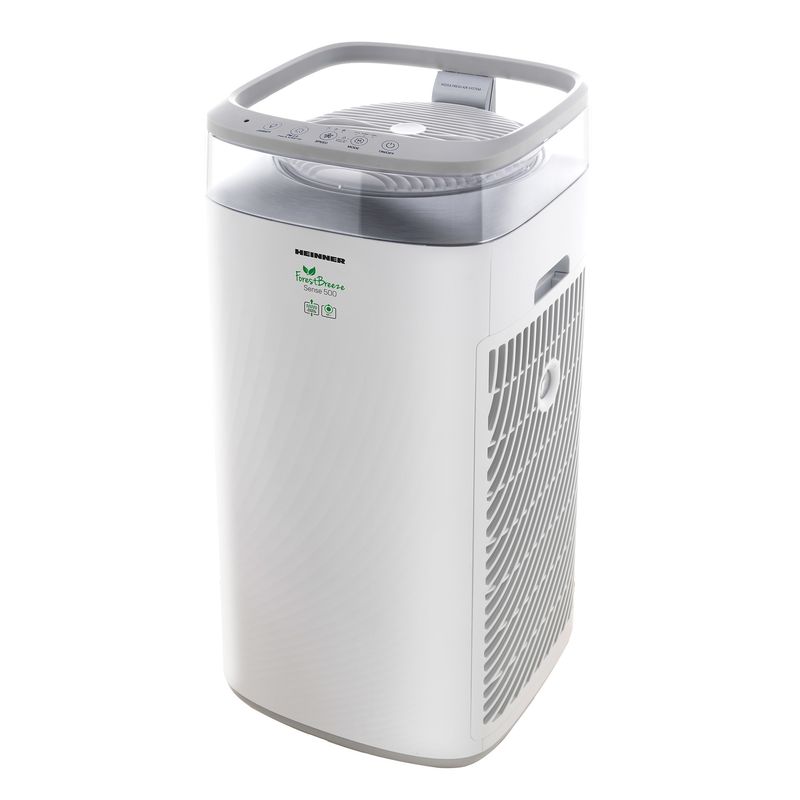 Electronice si Electrocasnice - Climatizare si sisteme de incalzire - Aparate filtrare aer - Purificatoare de aer - Purificator aer Heinner HPA-M500, CADR 500 m3/h, 35W, Filtru multiplu, Alb - Infinity.ro