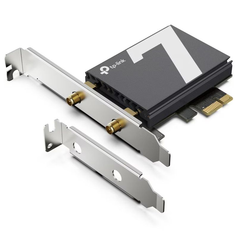 PC, gaming si accesorii - Retelistica - Placi de retea - Placa de retea wireless TP-LINK TBE550E Tri-Band Wi-Fi 7 - Infinity.ro