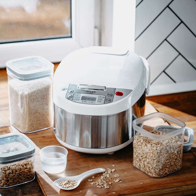 Casa si Gradina - Bucatarie si vesela - Vase pentru gatit - Oale sub presiune - Multicooker 6 in 1 Adler AD 6420, 700W, Vas antiaderent, Multicolor - Infinity.ro