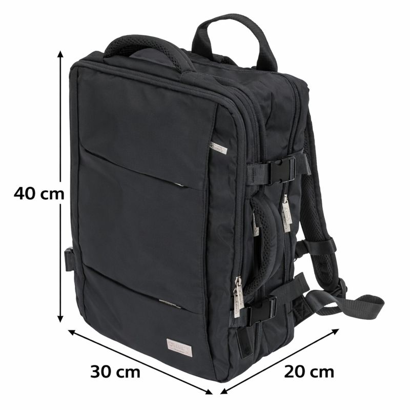 Sport si Outdoor - Articole de voiaj - Rucsacuri - Rucsac Laptop 15.6 inch Camry, 24L, Multifunctional, Impermeabil, Port USB, Negru - Infinity.ro