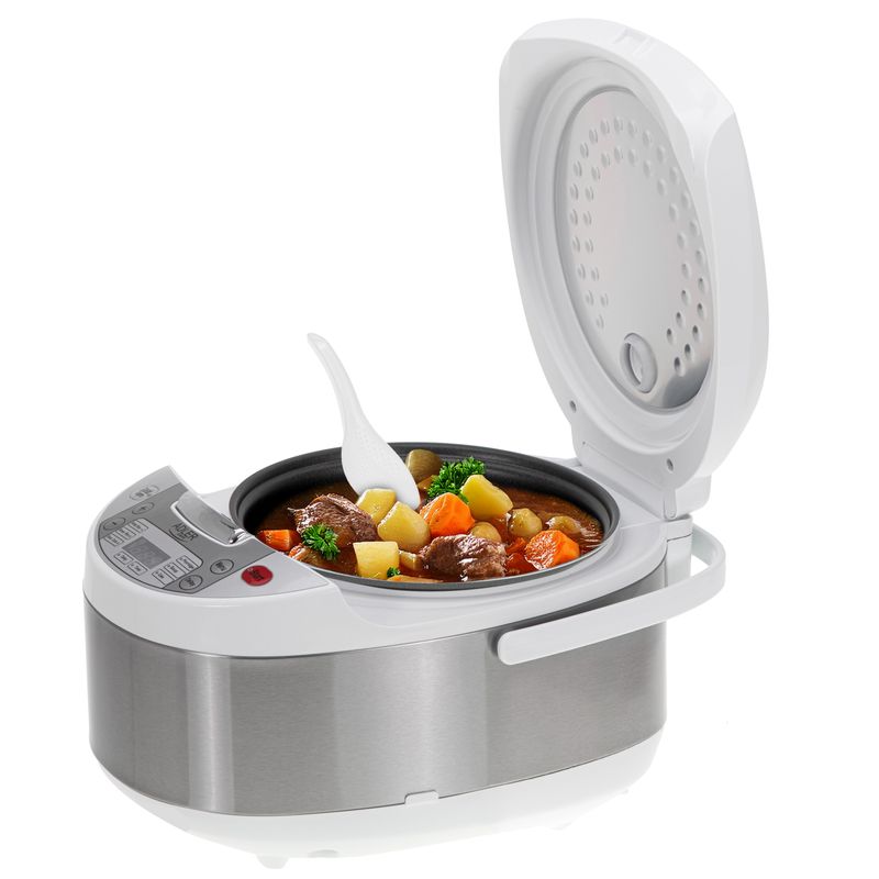 Casa si Gradina - Bucatarie si vesela - Vase pentru gatit - Oale sub presiune - Multicooker 6 in 1 Adler AD 6420, 700W, Vas antiaderent, Multicolor - Infinity.ro