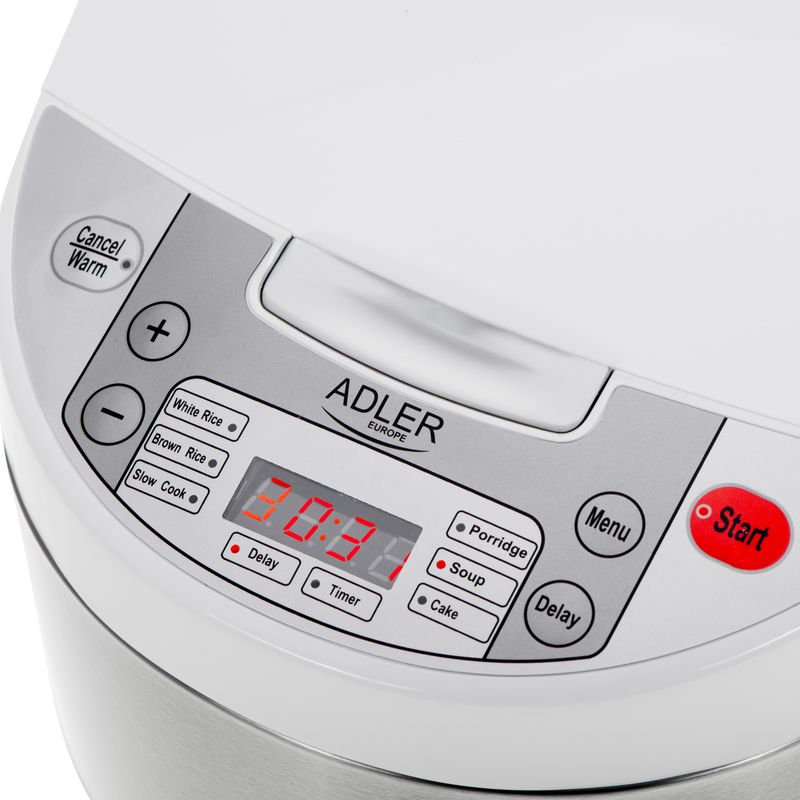 Casa si Gradina - Bucatarie si vesela - Vase pentru gatit - Oale sub presiune - Multicooker 6 in 1 Adler AD 6420, 700W, Vas antiaderent, Multicolor - Infinity.ro