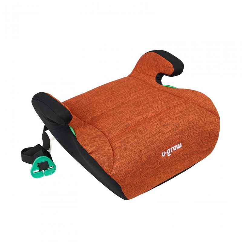 Jucarii, Copii si Bebe - Carucioare si articole de transport - Scaune auto copii - Inaltator auto U-Grow UG-HB56-BRICK, i-Size 125-150cm, R129, negru/caramiziu - Infinity.ro