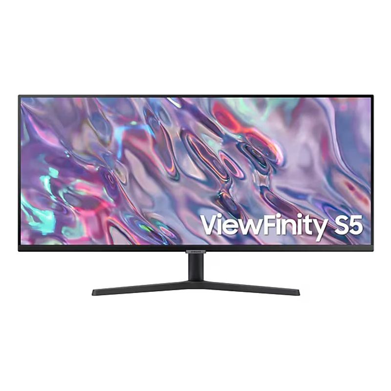 PC, gaming si accesorii - Desktop PC & monitoare - Monitoare - Monitor LED Samsung ViewFinity S5, 34", WQHD 3440x1440, 5ms GTG, Black - Infinity.ro