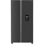 Electronice si Electrocasnice - Aparate frigorifice - Side by side - Side by side Tesla RB5210FHXE, 529 l, Clasa E, Total No Frost, Motor Inverter, Dozator apa, Display LED, H 177 cm, Inox - Infinity.ro