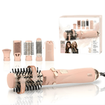 Ingrijire personala si Cosmetice - Aparate & accesorii ingrijire personala - Hair styling - Perii de par electrice - Perie Rotativa Multifunctionala 4 in 1 cu cutie Cadou Premium, Putere 1200W, Rotatie Automata Bidirectionala, Roz Pudra - Infinity.ro