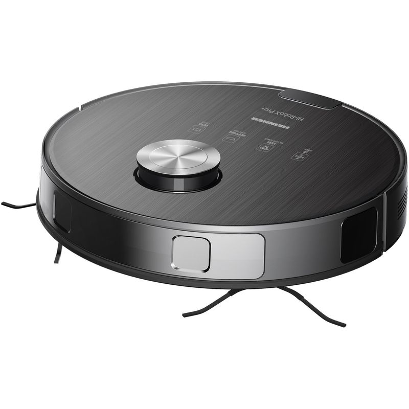Electronice si Electrocasnice - Ingrijirea locuintei - Aspiratoare - Robot de aspirare Heinner HI-RoboX PRO+ HRVC-MAI52DSBK, mop, 4000Pa, navigatie LDS, negru - Infinity.ro