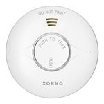 Casa si Gradina - Electrice - Smart Home - Centrale si module smart home - Detector de fum Smart ORNO OR-DC-642, Wi-Fi Tuya, Senzor 10 ani, Alerta Acustica si Vizuala, Notificare Telefon, Alb - Infinity.ro