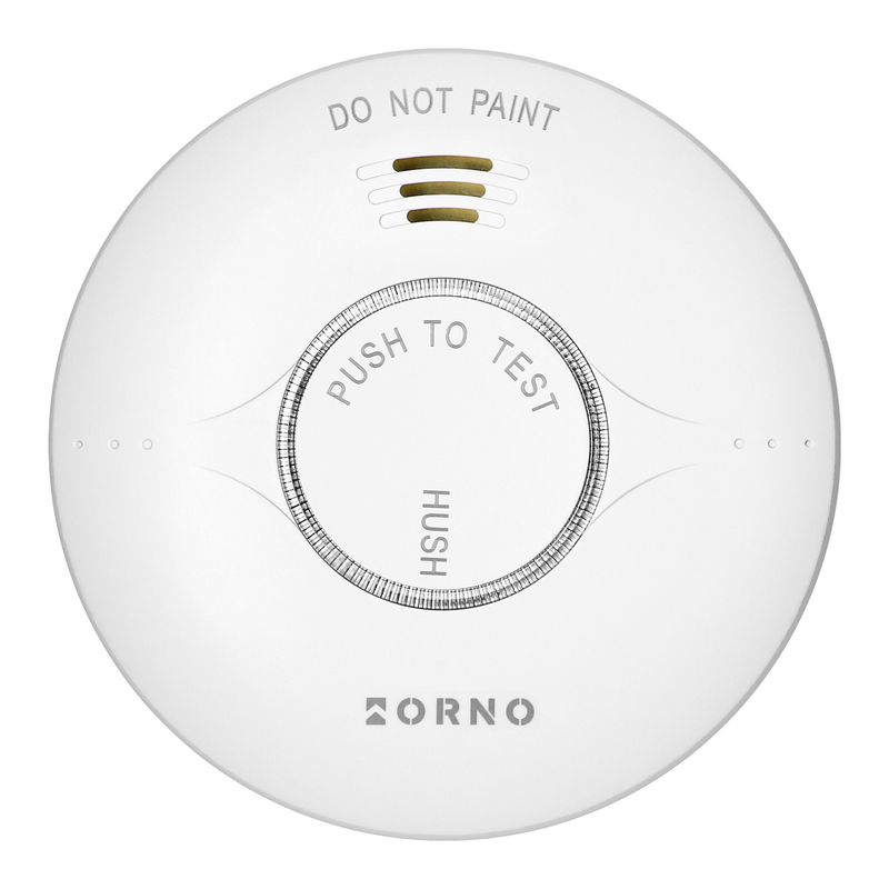 Casa si Gradina - Electrice - Smart Home - Centrale si module smart home - Detector de fum Smart ORNO OR-DC-642, Wi-Fi Tuya, Senzor 10 ani, Alerta Acustica si Vizuala, Notificare Telefon, Alb - Infinity.ro