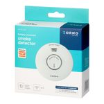 Casa si Gradina - Electrice - Smart Home - Centrale si module smart home - Detector de fum Smart ORNO OR-DC-642, Wi-Fi Tuya, Senzor 10 ani, Alerta Acustica si Vizuala, Notificare Telefon, Alb - Infinity.ro