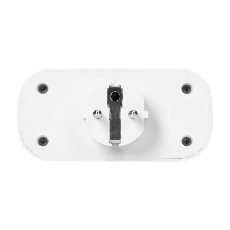 Casa si Gradina - Electrice - Prize - Priza dubla Schuko, Tuya Smart Wi-Fi, 2 iesiri, alb - Infinity.ro