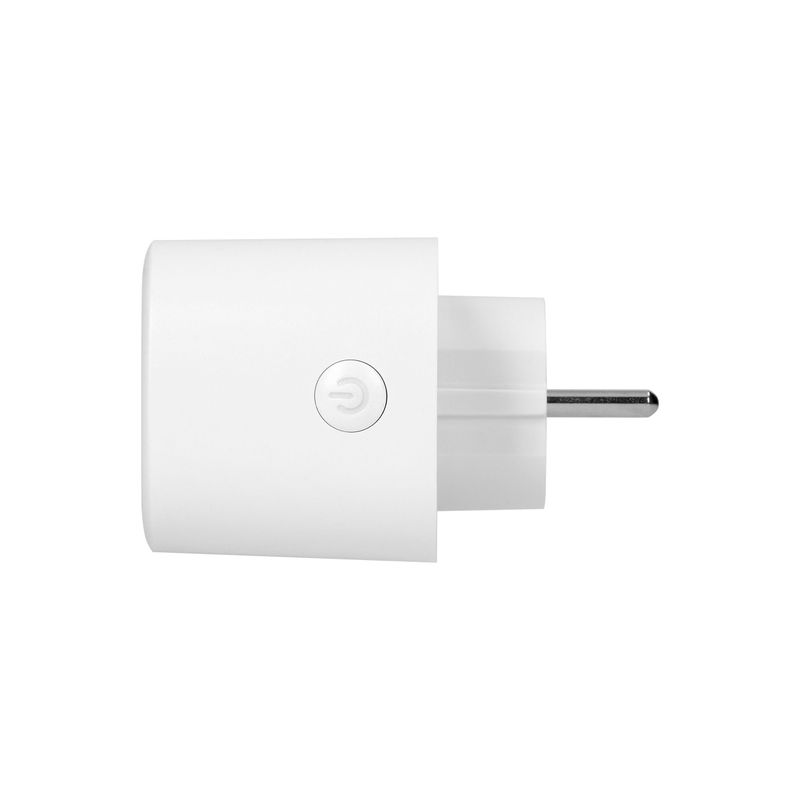Casa si Gradina - Electrice - Prize - Priza dubla Schuko, Tuya Smart Wi-Fi, 2 iesiri, alb - Infinity.ro