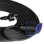 Casa si Gradina - Electrice - Accesorii electrice - Prelungitoare, triple, fise - Prelungitor bryzgoszczelny IP44, 20m, cablu guma H07RN-F 3x1,5mm, 230VAC/16A - Infinity.ro