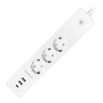 Casa si Gradina - Electrice - Accesorii electrice - Prelungitoare, triple, fise - Prelungitor ORNO, 3 prize, 2x USB, Wi-Fi, alb - Infinity.ro