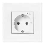 Casa si Gradina - Electrice - Prize - Prize inteligente subtiri Orno, Schuko, cu control Wi-Fi, alb, 86x86mm - Infinity.ro