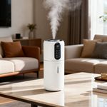 Electronice si Electrocasnice - Climatizare si sisteme de incalzire - Aparate filtrare aer - Umidificatoare - Umidificator Evoair STEAMIX3800 Smart WiFi, 3.8L, 300ml/h, 13h, senzor, auto, UVA, aromaterapie, telecomanda - Infinity.ro
