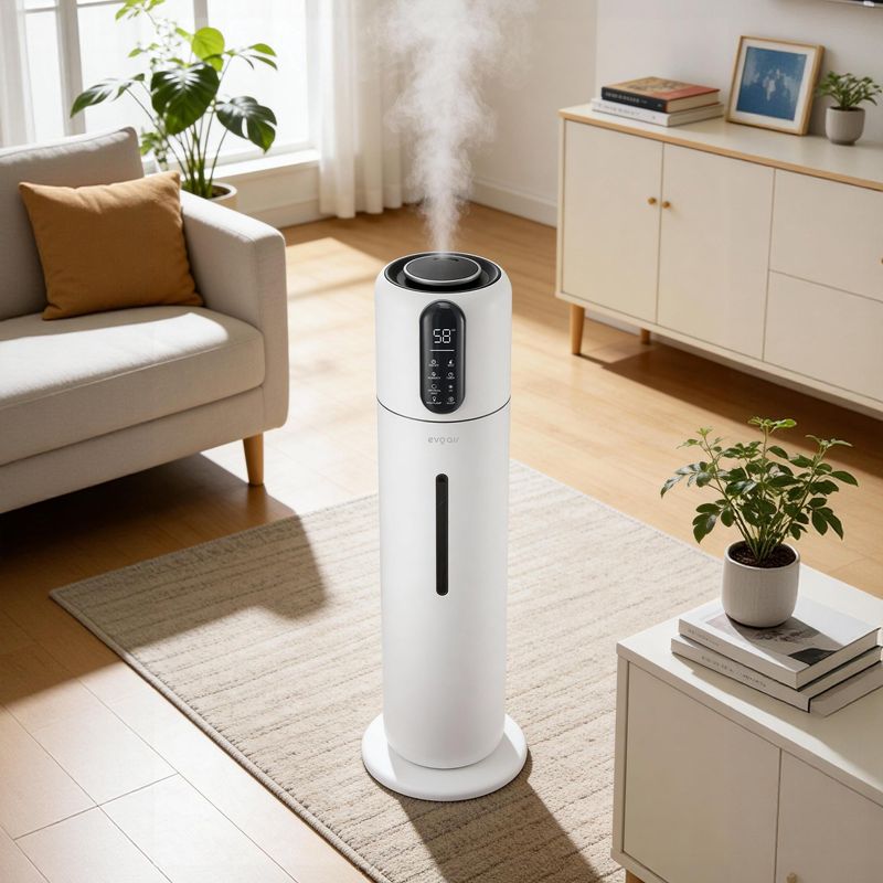 Electronice si Electrocasnice - Climatizare si sisteme de incalzire - Aparate filtrare aer - Umidificatoare - Umidificator Evoair STEAMIX8500 Smart WiFi, 8.5L, 300ml/h, 28h, senzor, UVA, aromaterapie, telecomanda - Infinity.ro