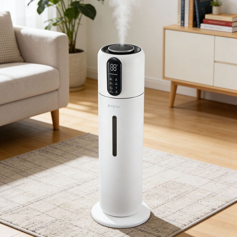 Electronice si Electrocasnice - Climatizare si sisteme de incalzire - Aparate filtrare aer - Umidificatoare - Umidificator Evoair STEAMIX8500 Smart WiFi, 8.5L, 300ml/h, 28h, senzor, UVA, aromaterapie, telecomanda - Infinity.ro