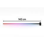 Casa si Gradina - Corpuri si surse de iluminat - Veioze si lampi - Lampadare - Lampadar LED RGBIC Philips 142 cm, 13 moduri de lumina, telecomanda, efect gradient, iluminare ambient - Infinity.ro
