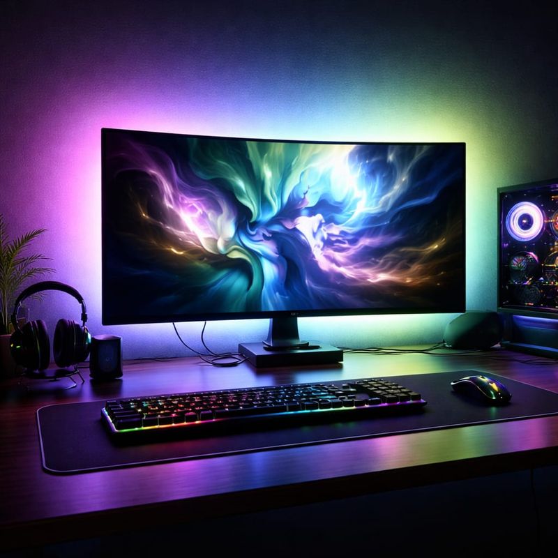 Casa si Gradina - Corpuri si surse de iluminat - Benzi LED - S-Eye AmbientSync Pro Banda LED RGBIC 2.6m cu HDMI Sync Box Iluminat Ambient TV 65 inch Gaming 4K Dolby Vision Wi-Fi - Infinity.ro