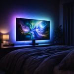 Casa si Gradina - Corpuri si surse de iluminat - Benzi LED - S-Eye AmbientSync Pro Banda LED RGBIC 2.6m cu HDMI Sync Box Iluminat Ambient TV 65 inch Gaming 4K Dolby Vision Wi-Fi - Infinity.ro