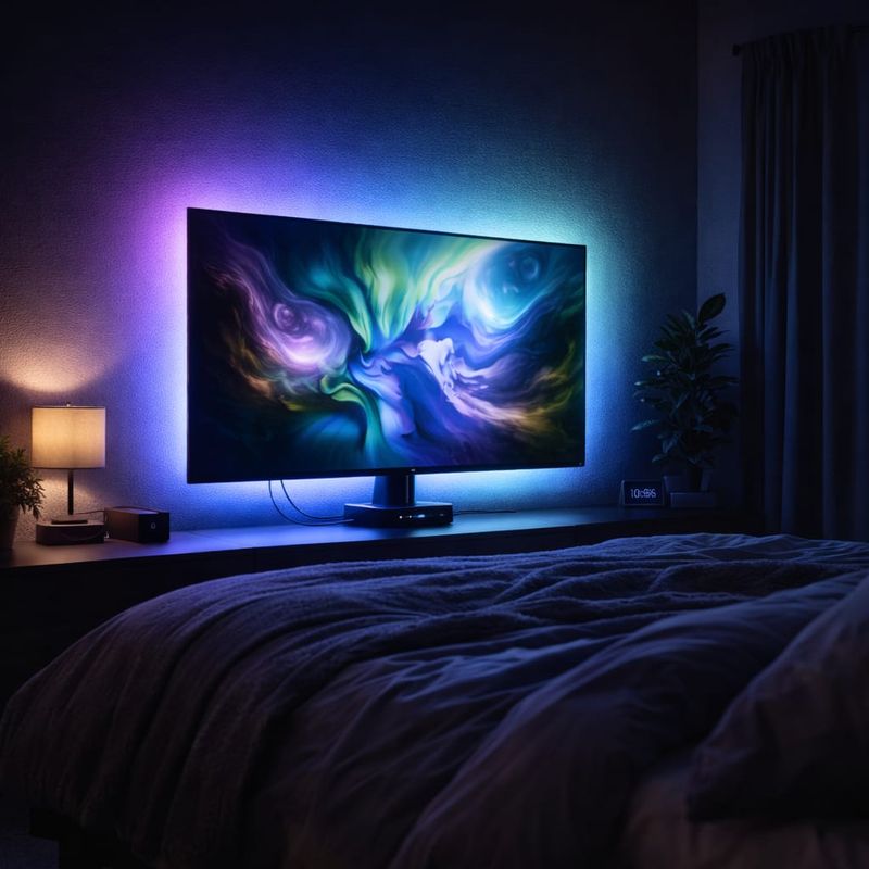 Casa si Gradina - Corpuri si surse de iluminat - Benzi LED - S-Eye AmbientSync Pro Banda LED RGBIC 2.6m cu HDMI Sync Box Iluminat Ambient TV 65 inch Gaming 4K Dolby Vision Wi-Fi - Infinity.ro