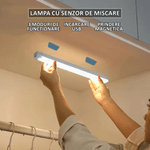 Casa si Gradina - Corpuri si surse de iluminat - Plafoniere, aplice si spoturi - Lampa LED cu senzor de miscare 30cm, reincarcabila USB, iluminare automata, pentru dulap / mobilier / bucatarie - Infinity.ro