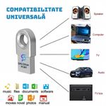 PC, gaming si accesorii - Periferice PC - Memorii USB - Stick Memorie USB 4 GB, USB 2.0, Carcasa Metalica, Compatibil cu PC, Laptop, Consola, Argintiu - Infinity.ro