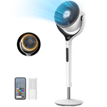 Electronice si Electrocasnice - Climatizare si sisteme de incalzire - Aparate racire aer - Ventilatoare - Ventilator Circular Smart Dreo DR-HPF025S, Telecomanda, 9 Viteze, 4 Moduri Functionare, Timer, Display LED, Alb - Infinity.ro