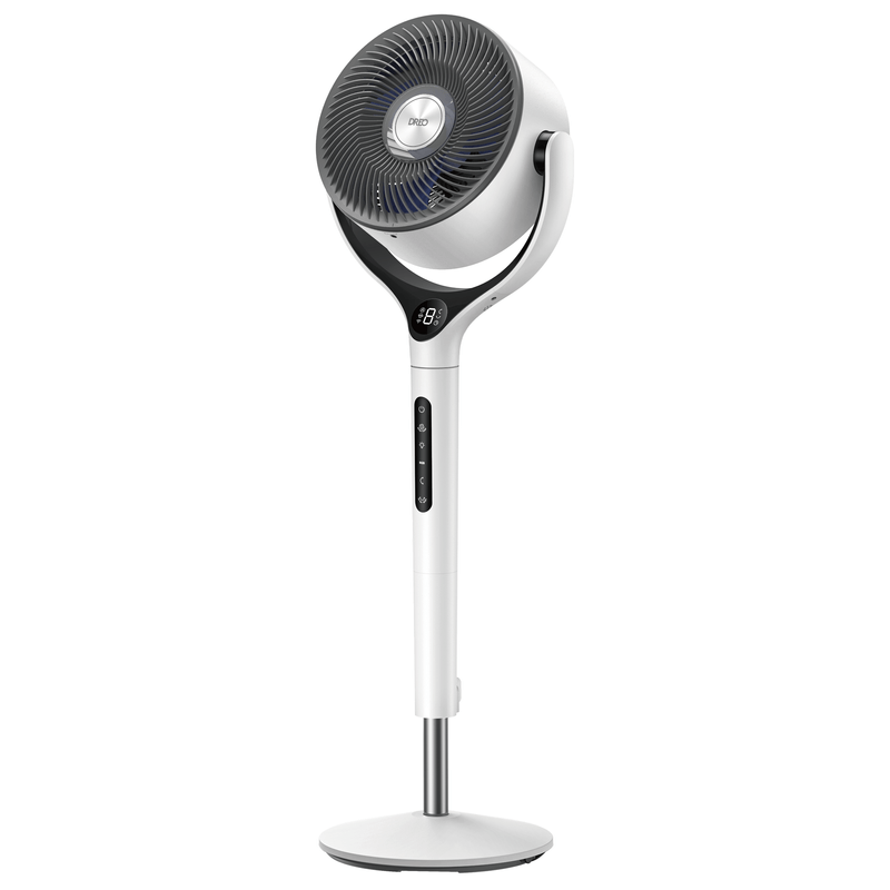 Electronice si Electrocasnice - Climatizare si sisteme de incalzire - Aparate racire aer - Ventilatoare - Ventilator Circular Smart Dreo DR-HPF025S, Telecomanda, 9 Viteze, 4 Moduri Functionare, Timer, Display LED, Alb - Infinity.ro