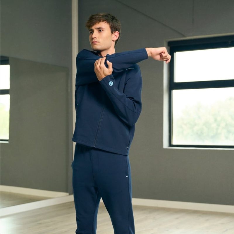 Sport si Outdoor - Echipament Sportiv - Imbracaminte sport - Hanorace sport - Bluza barbati Joma Indoor Gym bleumarin L - Infinity.ro