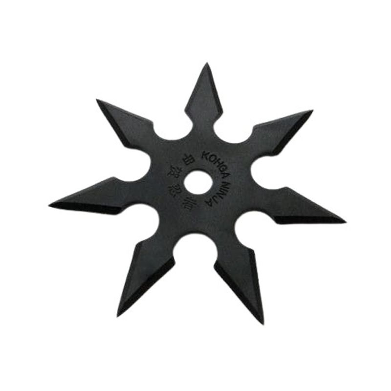 Sport si Outdoor - Sporturi de contact - Produse autoaparare - Set doua stele de aruncat DEPOX®, 7 si 8 colturi, metalic, negru/argintiu, 10 cm - Infinity.ro