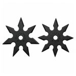 Sport si Outdoor - Sporturi de contact - Produse autoaparare - Set doua stele de aruncat DEPOX®, 7 si 8 colturi, metalic, negru, 10 cm - Infinity.ro