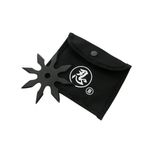Sport si Outdoor - Sporturi de contact - Produse autoaparare - Set doua stele de aruncat DEPOX®, 8 colturi, metalic, negru, 10 cm - Infinity.ro