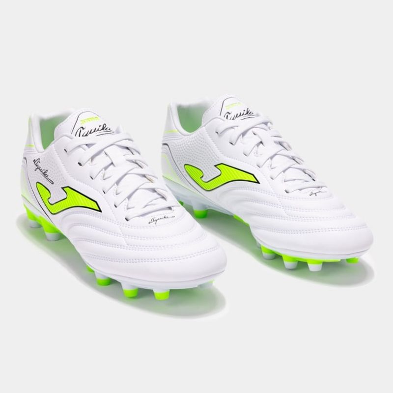 Sport si Outdoor - Echipament Sportiv - Incaltaminte sport - Pantofi sport - Ghete fotbal Joma Aguila 2502 FG alb 42 Teren gazon natural - Infinity.ro