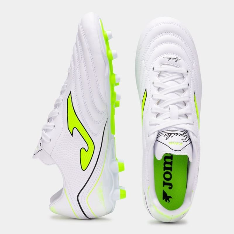 Sport si Outdoor - Echipament Sportiv - Incaltaminte sport - Pantofi sport - Ghete fotbal Joma Aguila 2502 FG alb 42 Teren gazon natural - Infinity.ro