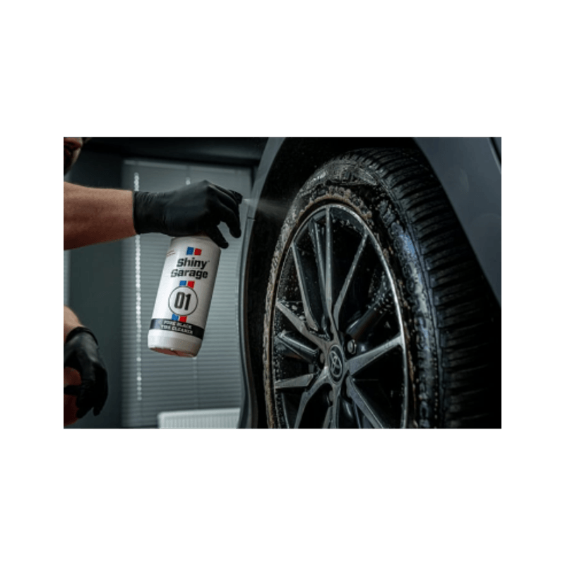 Auto si Moto - Intretinere auto - Produse curatare auto - Solutie Curatat Anvelopele Shiny Garage Pure Black, 1L - Infinity.ro